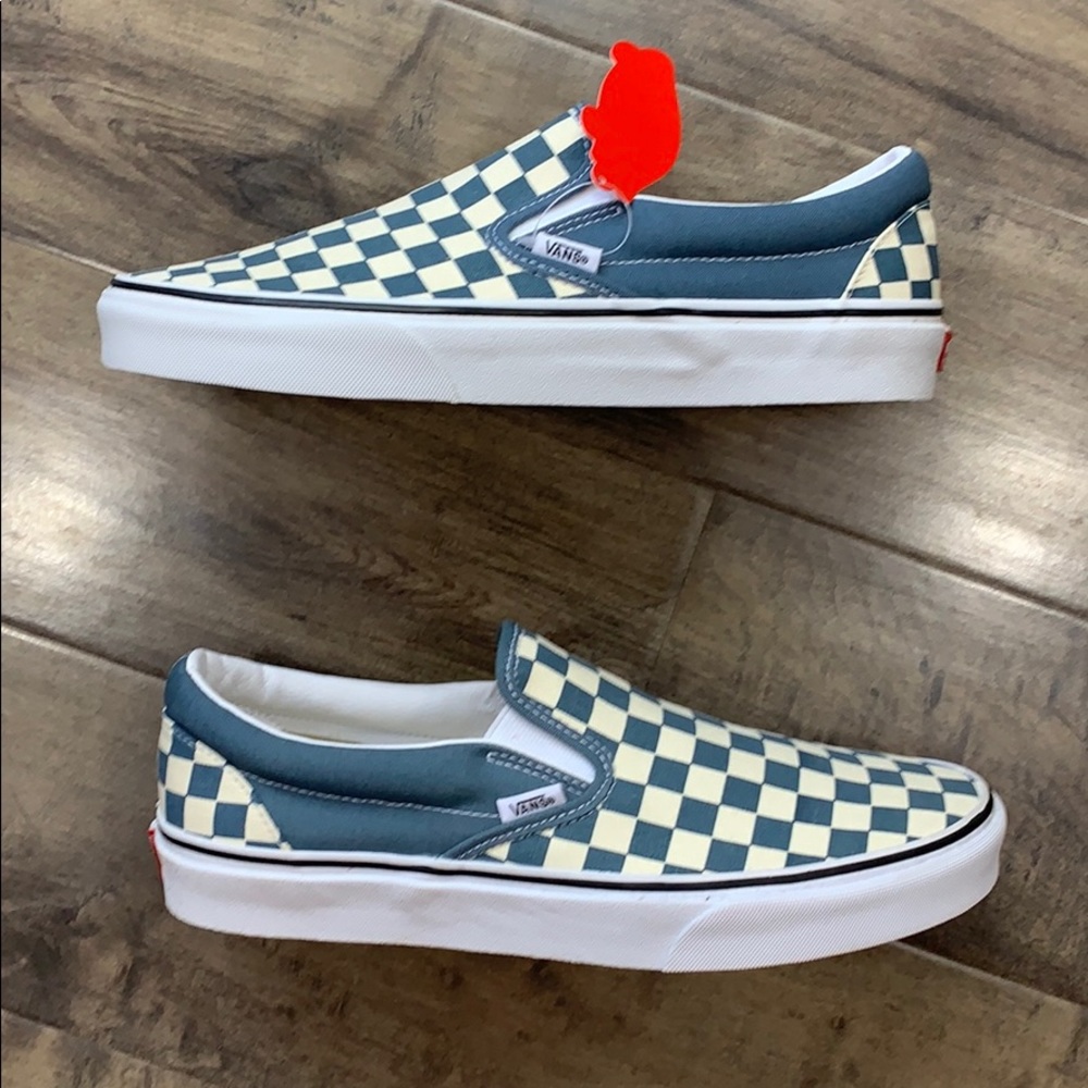 ••VANS CLASSIC SLIP-ON CHECKERBOARD Blmigtrwtt WMN - Picture 8 of 16